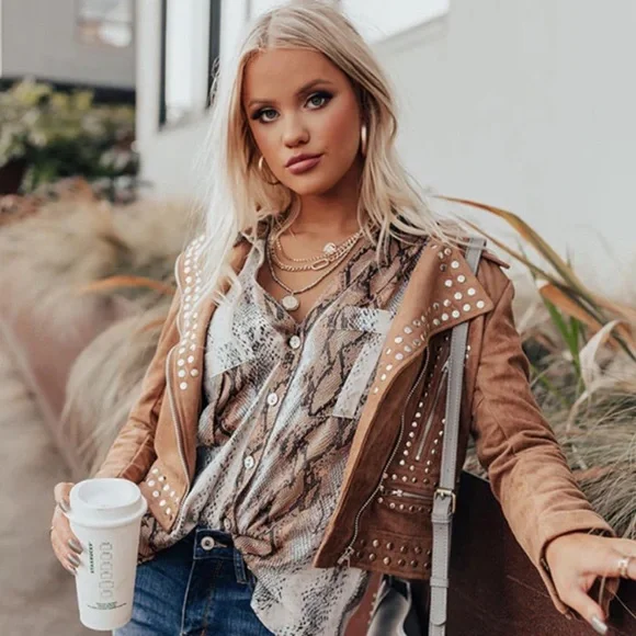 Oliviaceous Brown Jacket - Picture 2 of 3